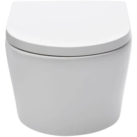 Geberit Toilet Set UP100 Support Frame + SAT Wall-hung Rimless Toilet And Invisible Fixings + Delta20 Matt Chrome Plate - Image 4