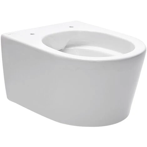 Geberit Toilet Set UP100 Support Frame + SAT Wall-hung Rimless Toilet And Invisible Fixings + Delta20 Matt Chrome Plate - Image 5