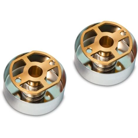 Pair Of Easy Fixing Kit For Exposed Shower Mixer Valve With Round Chrome Cover - Image 2