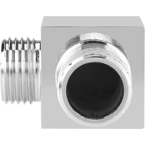 Wall Supply Elbow, Square Shower Outlet Elbow Wall Supply Elbow Shower Hose Connector For Hand Shower, 1/2" - Image 5