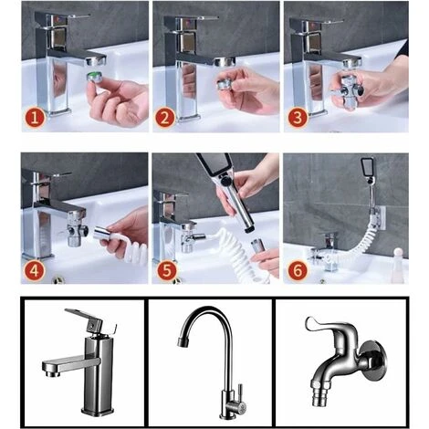 Ways Shut Off Shower Faucet Diverter Diverter Brass Chrome Adapter Shower Diverter Switch Valve For Kitchen Or Bathroom Sink Washing Machine M22 X M24 - Image 3