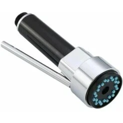 Kitchen Faucet Sprayer Brass Kitchen Sink Sprayer Retractable Single Handle Sprayer Replacement For Pull Out Sprayer Faucet, Chrome, G1/2,