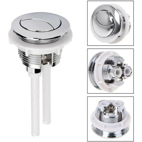 Toilet Tank Button Double Push Flush Button 38mm Toilet Button Replaced Flush Button With Thread Diameter - Image 5