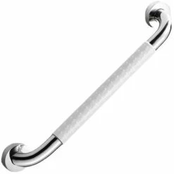 Toilet Grab Bars, Stainless Steel Wall-mounted Bathroom Grab Bars White 40 Cm