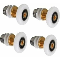 Set Of 4 Shower Enclosure Rollers, Sliding Door Rollers, Shower Door Rollers, Shower Door Rollers, 25mm Shower Enclosure Rollers, Cabin Rollers