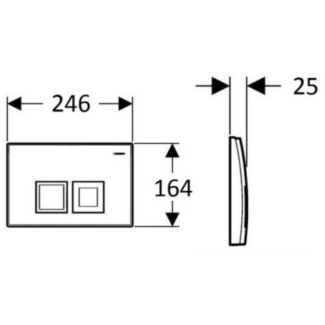 Geberit Toilet Set Duofix UP100 Support Frame + Livea Bello Rimless Toilet, Matt Grey + Softclose Seat + Matt Chrome Plate - Image 5