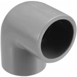 10pcs 20mm PVC Elbow Pipe Fitting 90° Gray Adapter