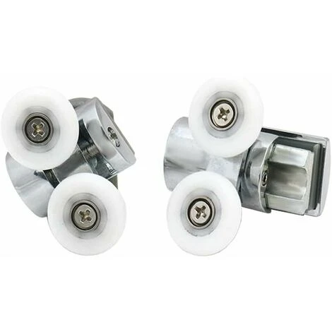 23mm Shower Roller 2 Pieces Up And Down Shower Door Rollers 23mm Shower Door Rollers Sliding Shower Door, - Image 4