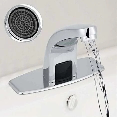 Touchless Automatic Faucet, Sensor Faucet, Bathroom Faucet, Motion Activated Kitchen Bathroom Hands Free System Automatic Infrared Sensor Faucet