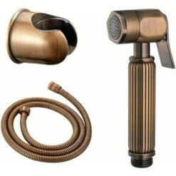 Toilet Sprayer Kit Brass Bidet Sprayer Wall Mounted Handheld Bidet Sprayer Toilet Bidet Sprayer With Hose And Holder For Bathroom Antique B