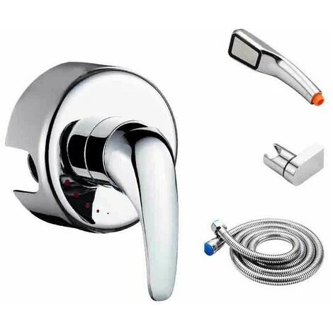 GTA Built-in Shower Mixer Built-in Shower Mixer With 1 Outlet Chrome - 1 Outlet - Image 2