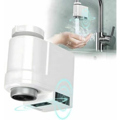 Smart Sensor Faucet Infrared Sensor Automatic Water Saving Faucet Anti-Overflow Kitchen Bathroom Inductive