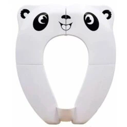 Baby Toilet Seat Reducer - RIGHTWELL Travel Foldable Toilet Seat Portable Potty Seat For Baby Kids (White)