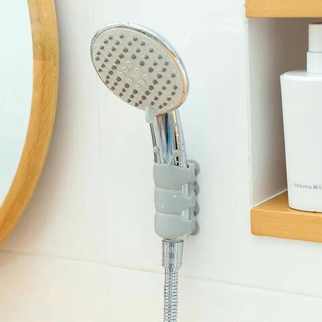 Handheld Shower Holder, 2 Pack Wall Mount Silicone Suction Cup No Drilling Required For Marble Glass Metal Ceramic - Image 4