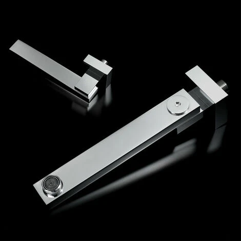 Shower Set Bath Spout Chrome Bathtub Spout Wall Mounted Rotating Bathtub Spout Brass Macaron Bathtub Faucet - Image 3