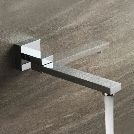 Shower Set Bath Spout Chrome Bathtub Spout Wall Mounted Rotating Bathtub Spout Brass Macaron Bathtub Faucet - Image 5