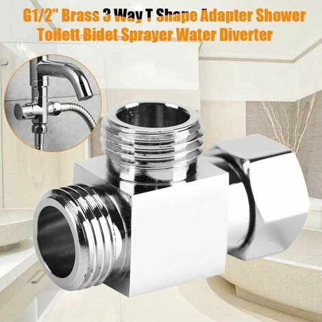 G1 / 2 Heavy Duty Shower Adapter, Diverter, Shower Diverter, For Home - Image 3