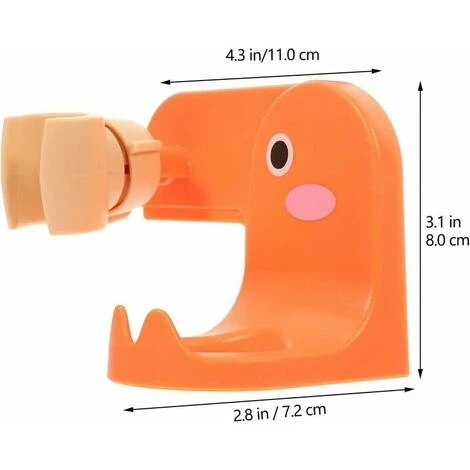 Shower Head Holder Adjustable Hand Held Shower Wand Holder With Shower Gel Bottle Holder Hook Shampoo Holder No Drilling Wall Mount For Bathroom - Image 2