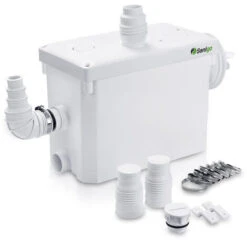 Sanigo400A Silent Sanitary Macerator Pump 400W Toilet Suspended Accessible Repair Panel