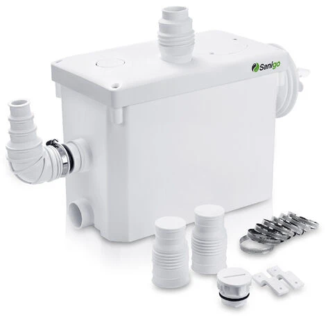 Sanigo400A Silent Sanitary Macerator Pump 400W Toilet Suspended Accessible Repair Panel