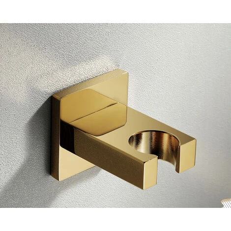 Wall Mounted Shower Holder For Hand Shower, Brass, Suitable For Any Space In The Bathroom,Black - Image 2