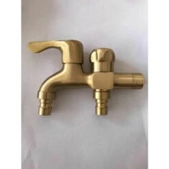 High Quality Brass Dual Use Washing Machine Faucet Bathroom Corner Faucet Garden Faucet Outdoor Mixer Garden Faucet A