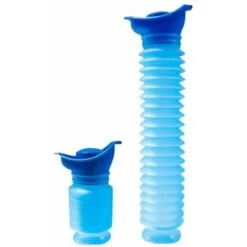 2pcs 750ml Flexible Pee Urinal Urine Men Women Portable Urinal Urine Funnel Car Camping Travel Toilet