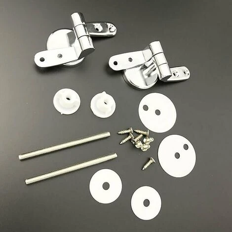 Zinc Alloy Toilet Lid Hinge With Screws Accessories Toilet Accessories - Image 4