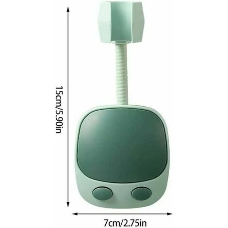 3pcs Suction Cup Adjustable Shower Holder, No Drilling, Suction Cup Swivel Shower Holder, Bathroom Suction Cup Wall Mounted Handheld Shower Holder, Shower Head Holder - Image 2